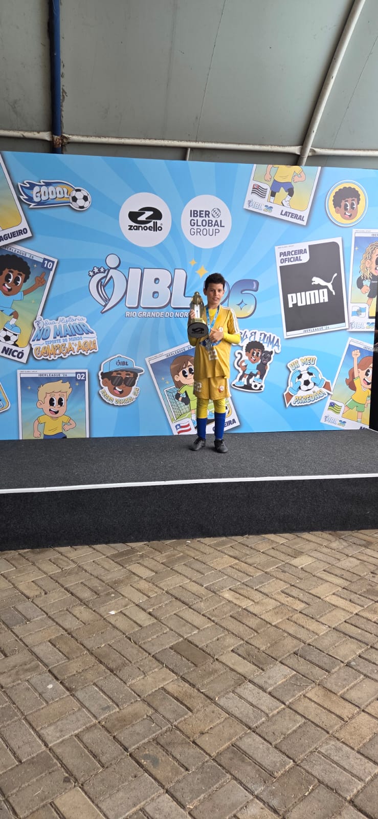 Vice Campeão IberLeague Natal 2026 - Samuel J. Goleiro